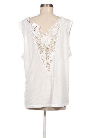 Γυναικείο αμάνικο μπλουζάκι Janina Denim, Μέγεθος XXL, Χρώμα Λευκό, Τιμή 7,27 €