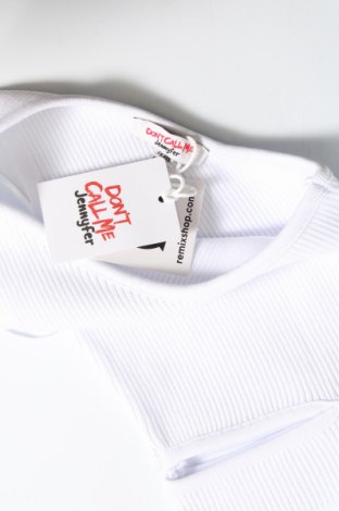 Γυναικείο αμάνικο μπλουζάκι Jennyfer, Μέγεθος XXS, Χρώμα Λευκό, Τιμή 5,52 €