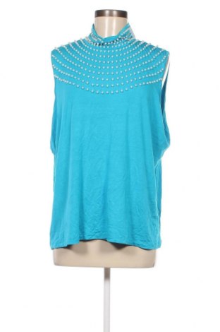 Γυναικείο αμάνικο μπλουζάκι Judith Williams, Μέγεθος XXL, Χρώμα Μπλέ, Τιμή 7,16 €