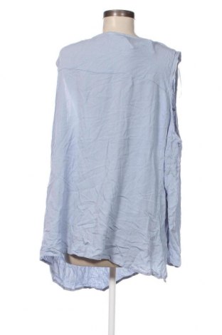 Γυναικείο αμάνικο μπλουζάκι Khoko, Μέγεθος 3XL, Χρώμα Μπλέ, Τιμή 3,64 €