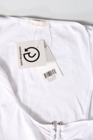 Γυναικείο αμάνικο μπλουζάκι Kookai, Μέγεθος S, Χρώμα Λευκό, Τιμή 15,25 €