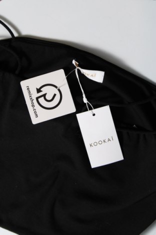 Γυναικείο αμάνικο μπλουζάκι Kookai, Μέγεθος L, Χρώμα Μαύρο, Τιμή 5,38 €