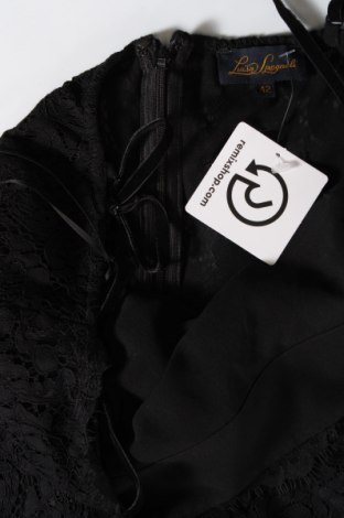 Γυναικείο αμάνικο μπλουζάκι Luisa Spagnoli, Μέγεθος L, Χρώμα Μαύρο, Τιμή 57,29 €