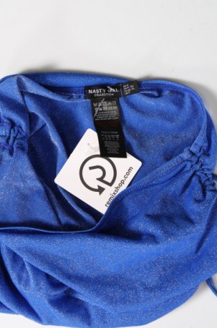 Γυναικείο αμάνικο μπλουζάκι Nasty Gal, Μέγεθος XS, Χρώμα Μπλέ, Τιμή 2,69 €
