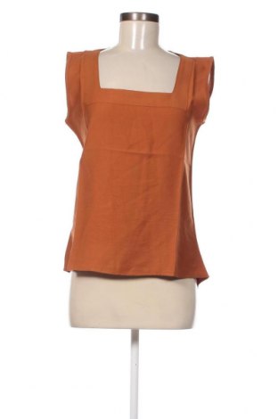 Γυναικείο αμάνικο μπλουζάκι New Laviva, Μέγεθος L, Χρώμα Καφέ, Τιμή 4,93 €