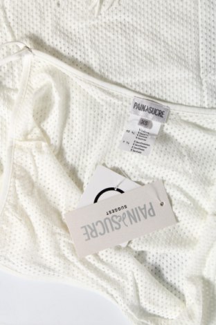 Γυναικείο αμάνικο μπλουζάκι Pain De Sucre, Μέγεθος XS, Χρώμα Λευκό, Τιμή 5,96 €