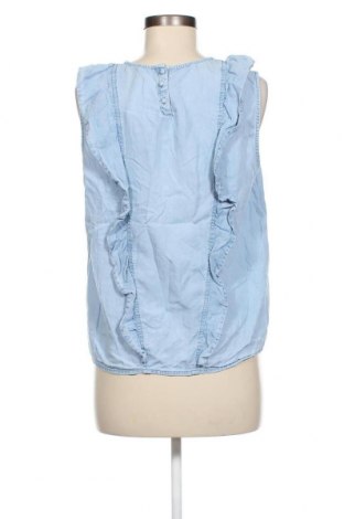 Γυναικείο αμάνικο μπλουζάκι Pieces, Μέγεθος L, Χρώμα Μπλέ, Τιμή 6,14 €