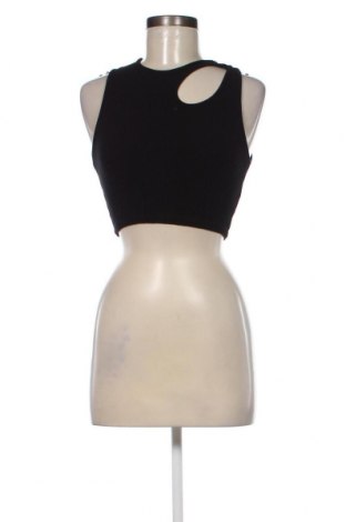 Γυναικείο αμάνικο μπλουζάκι Pull&Bear, Μέγεθος L, Χρώμα Μαύρο, Τιμή 3,46 €