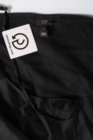Γυναικείο αμάνικο μπλουζάκι River Island, Μέγεθος XL, Χρώμα Μαύρο, Τιμή 6,19 €