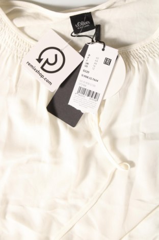 Damska koszulka na ramiączkach S.Oliver Black Label, Rozmiar L, Kolor Biały, Cena 69,57 zł