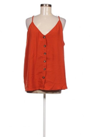 Γυναικείο αμάνικο μπλουζάκι SHEIN, Μέγεθος 4XL, Χρώμα Πορτοκαλί, Τιμή 8,04 €