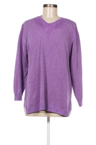 Дамски пуловер, Размер XXL, Цвят Лилав, Цена 10,44 лв.
