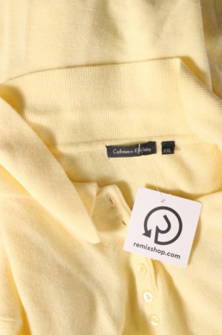 Дамски пуловер, Размер XXL, Цвят Жълт, Цена 17,98 лв.