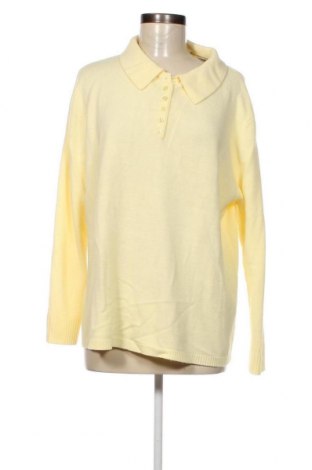 Γυναικείο πουλόβερ, Μέγεθος XXL, Χρώμα Κίτρινο, Τιμή 7,36 €
