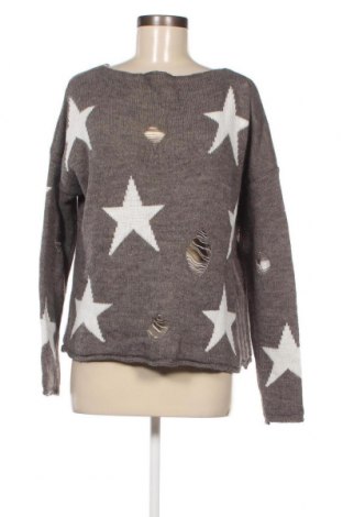 Дамски пуловер, Размер M, Цвят Сив, Цена 10,73 лв.
