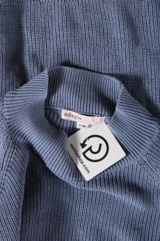 Дамски пуловер Adagio, Размер XL, Цвят Син, Цена 8,99 лв.