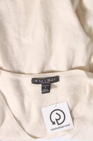 Дамски пуловер Amisu, Размер S, Цвят Бежов, Цена 9,86 лв.