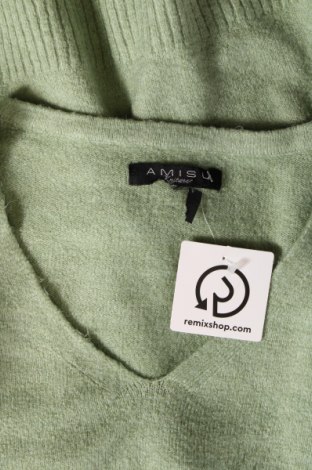 Дамски пуловер Amisu, Размер M, Цвят Зелен, Цена 8,70 лв.