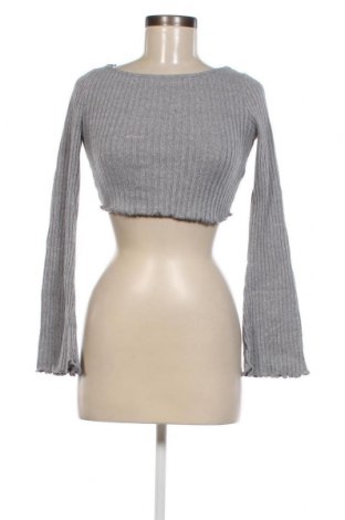 Дамски пуловер Bershka, Размер XS, Цвят Сив, Цена 20,24 лв.