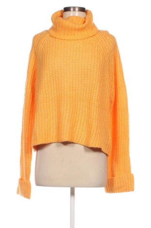 Дамски пуловер Bershka, Размер M, Цвят Жълт, Цена 19,32 лв.