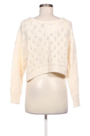 Γυναικείο πουλόβερ Bershka, Μέγεθος XS, Χρώμα Εκρού, Τιμή 9,48 €