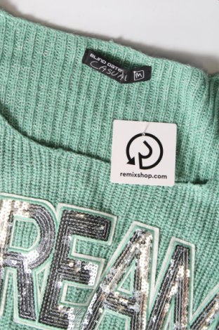 Дамски пуловер Blind Date, Размер M, Цвят Зелен, Цена 8,99 лв.