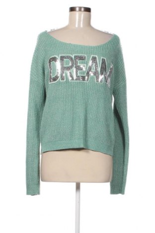 Дамски пуловер Blind Date, Размер M, Цвят Зелен, Цена 8,99 лв.