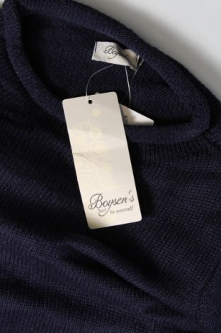 Γυναικείο πουλόβερ Boysen's, Μέγεθος S, Χρώμα Μπλέ, Τιμή 10,67 €