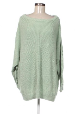 Γυναικείο πουλόβερ Bpc Bonprix Collection, Μέγεθος 3XL, Χρώμα Πράσινο, Τιμή 13,46 €