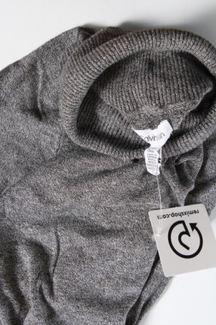 Дамски пуловер Calvin Klein, Размер S, Цвят Сив, Цена 46,80 лв.