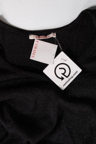 Γυναικείο πουλόβερ Camaieu, Μέγεθος S, Χρώμα Μαύρο, Τιμή 9,48 €