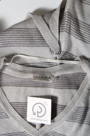 Дамски пуловер Canda, Размер XL, Цвят Сив, Цена 7,83 лв.