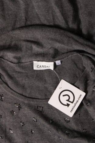 Γυναικείο πουλόβερ Canda, Μέγεθος L, Χρώμα Γκρί, Τιμή 5,56 €