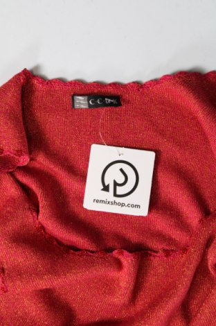 Дамски пуловер Ccdk, Размер M, Цвят Червен, Цена 6,08 лв.