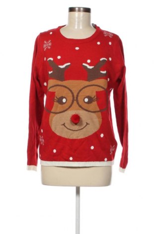 Дамски пуловер Esmara, Размер M, Цвят Червен, Цена 10,44 лв.