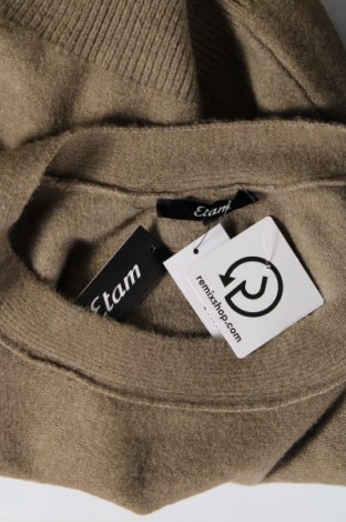 Дамски пуловер Etam, Размер M, Цвят Кафяв, Цена 13,92 лв.