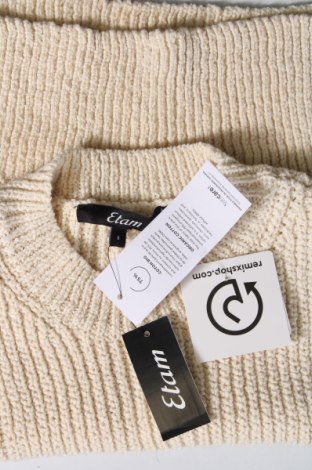 Γυναικείο πουλόβερ Etam, Μέγεθος S, Χρώμα Εκρού, Τιμή 44,85 €