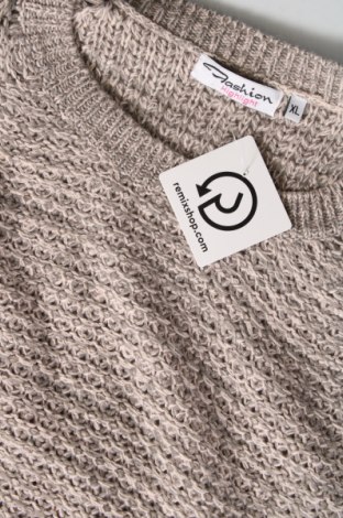 Γυναικείο πουλόβερ Fashion Highlights, Μέγεθος XL, Χρώμα Γκρί, Τιμή 6,28 €
