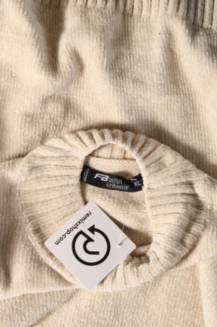 Дамски пуловер Fb Sister, Размер XL, Цвят Бежов, Цена 10,73 лв.