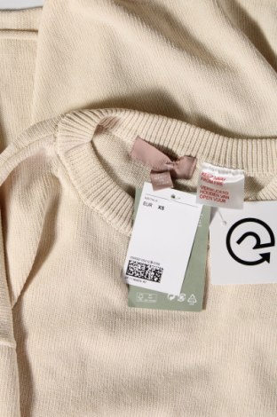 Damenpullover H&M, Größe XS, Farbe Ecru, Preis € 13,69
