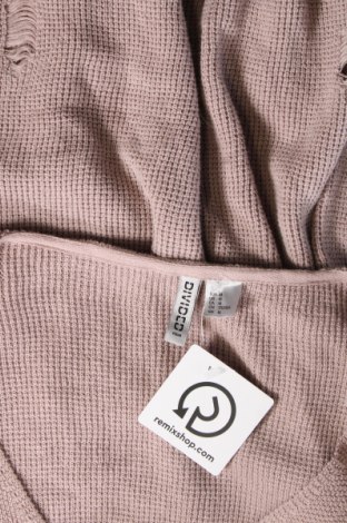 Dámský svetr H&M Divided, Velikost M, Barva Popelavě růžová, Cena  152,00 Kč