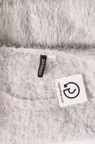 Дамски пуловер H&M Divided, Размер L, Цвят Сив, Цена 11,02 лв.