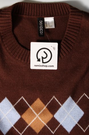 Дамски пуловер H&M Divided, Размер M, Цвят Кафяв, Цена 7,54 лв.