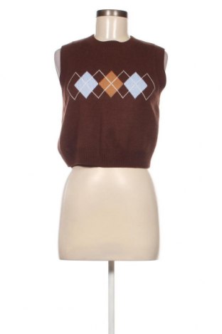 Дамски пуловер H&M Divided, Размер M, Цвят Кафяв, Цена 7,54 лв.
