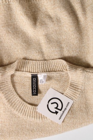 Дамски пуловер H&M Divided, Размер M, Цвят Бежов, Цена 10,15 лв.