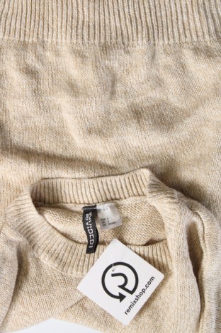 Дамски пуловер H&M Divided, Размер S, Цвят Бежов, Цена 10,73 лв.