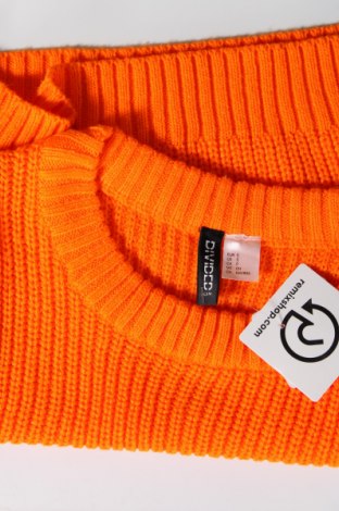 Дамски пуловер H&M Divided, Размер S, Цвят Оранжев, Цена 5,22 лв.