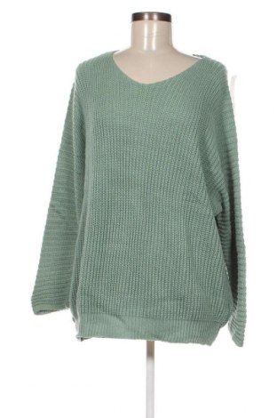 Дамски пуловер Happiness Istanbul, Размер L, Цвят Зелен, Цена 20,70 лв.