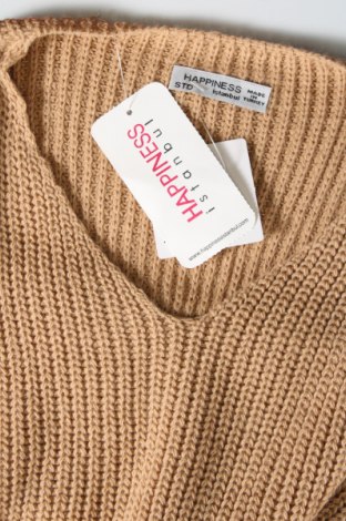 Damski sweter Happiness Istanbul, Rozmiar XL, Kolor Beżowy, Cena 58,85 zł