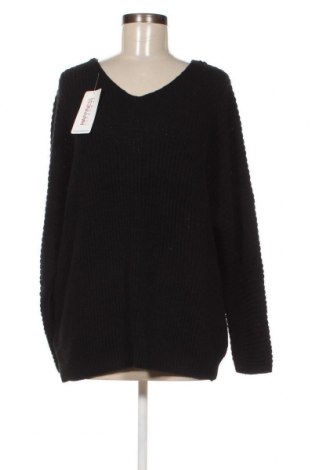 Γυναικείο πουλόβερ Happiness, Μέγεθος L, Χρώμα Μαύρο, Τιμή 11,86 €